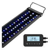 Nicrew Classicled Marine Aquarium Led Con Temporizador De Do