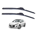 Kit 2 Escobillas Delanteras Flex Goma Peugeot 308 Todos