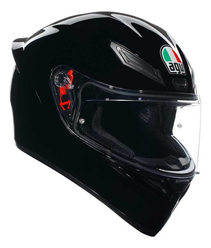 Casco Agv K-1 S Modelo Black Gloss