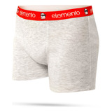 Pack 3 Boxer Elemento Algodón Y Lycra Liso Elastico Niños 