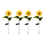 Lámpara De Girasol Para Decoración De Una Sola Cabeza, 4 Pie