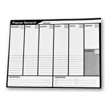 Bloco Planner Semanal De Mesa 60 Folhas Planejamento Agenda