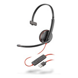 Plantronics - Blackwire 3210 Com Fio, Orelha Única Usb-a Pc/