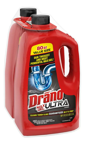 Drano Max Gel Limpiador Destapacaños 4.7 L