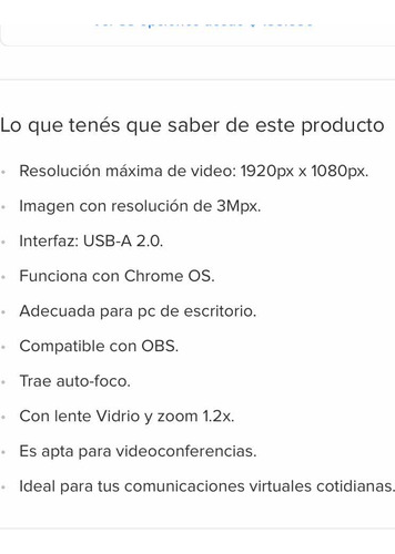 Cámara Web Logitech C922 Pro Full Hd