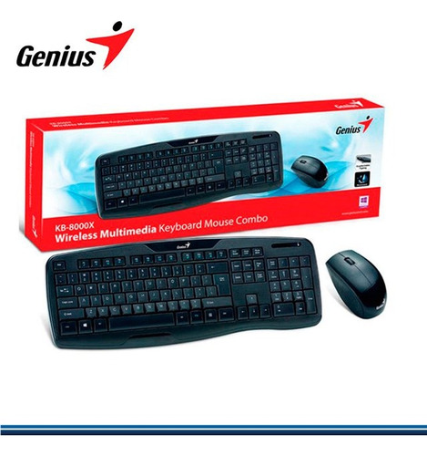 Kit De Teclado Y Mouse Inalámbrico Genius Kb-8000 Usado