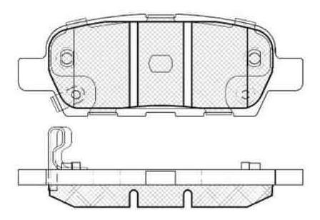 Pastillas Freno Para Nissan Rogue 2.5 4wd 08/ Trasera Icer Foto 2