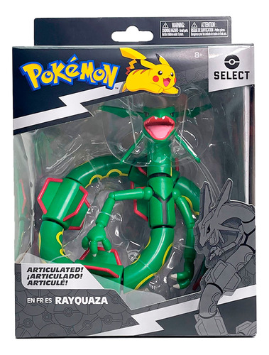 Boneco Pokémon Articulado Rayquaza 15 Cm 3542 Sunny