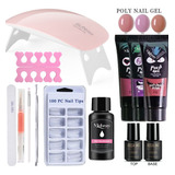 Juego De Cepillos De Uñas Poli Extention Gel, 15 Ml, 13 Unid