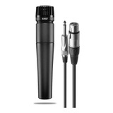 Microfono Dinamico Instrumentos Voces Modelo Sm57 + Cable 