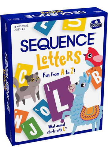 Juego De Mesa Sequence Letters Infantil En Ingles Basico