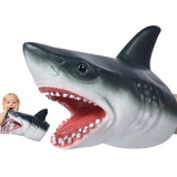 Luvas Shark Hand Puppet Model Model Model Toy