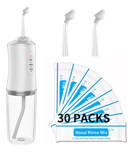 Sistema De Riego Nasal Electrico Inalambrico Con 90 Paquetes