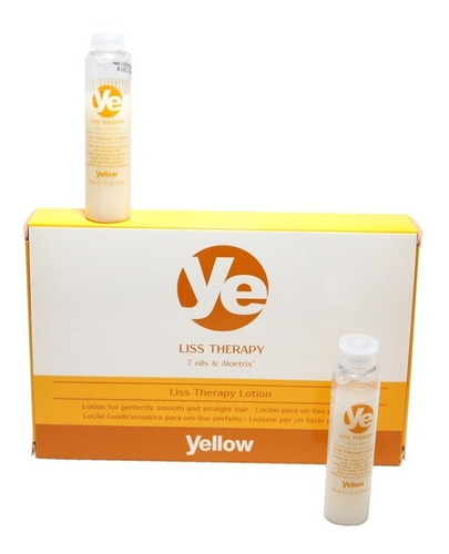 Yellow By Alfaparf Ampollas Liss Therapy X6 15ml