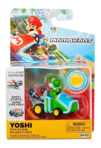 Mario Kart Vehiculo Modelo Yoshi Coin Racer