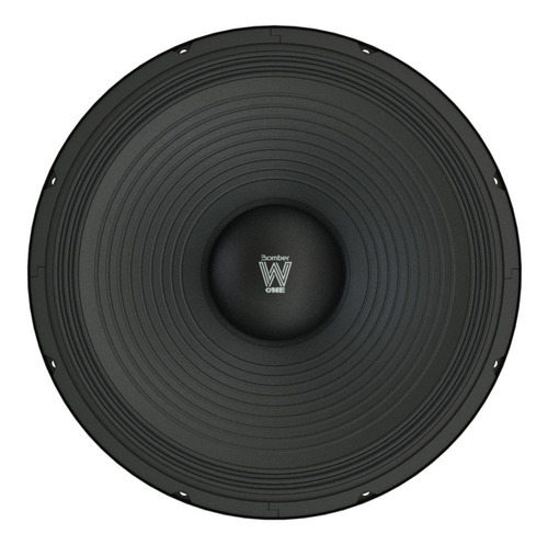 Woofer Bomber 15 Pol. W-one 200w Rms 4 Ohms Cor Preto