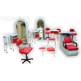 Equipo De Muebles Para Estética 14 Pz 1/2 Punto Ec004 