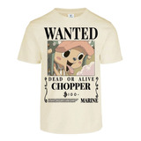 Playera Cartel Wanted Chopper One Piece $250