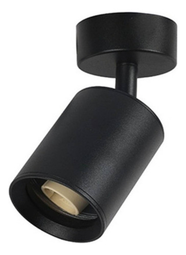 Aplique Lámpara Porta Gu10 Iluminación Deco Hogar Luces Color Cuerpo Negro