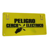 Pack De Letreros De Advertencia Cerco Eléctrico 10 Unidades