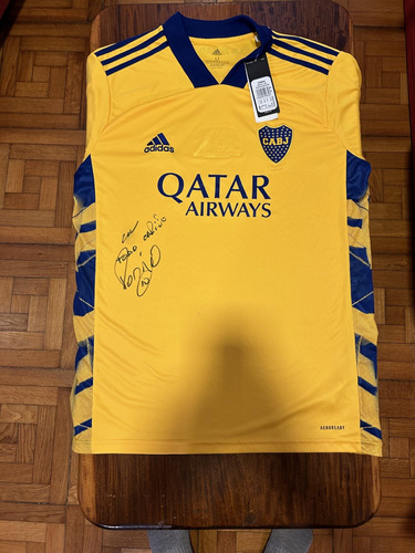 Camiseta Boca Homenaje Bombonera Firma Riquelme