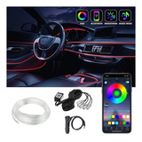 Luzs Interior Del Coche Tira De Led 5in1 6m Rgb App Control