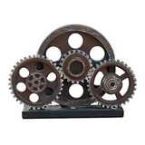 Rmdusk Industrial Steampunk Gear Train - Figura Decorativa (