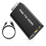 Rybozen Adaptador Convertidor Ps2 A Hdmi, Convertidor De Vid