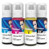 Kit 4x100ml Tinta Sublinova Rapid Ecofit 