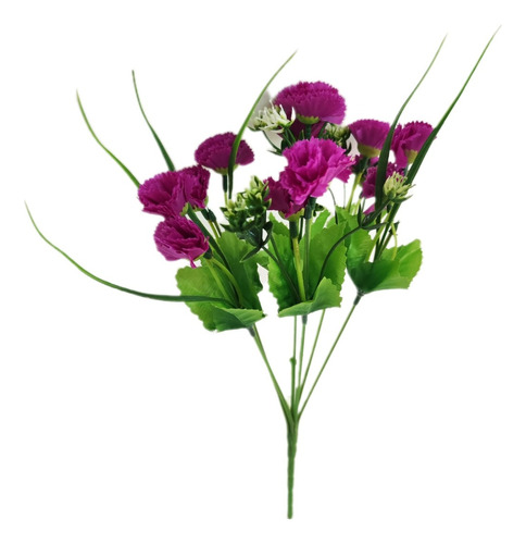 Ramo Clavel Artificial Trae 12 Flores Cada Ramo 800053