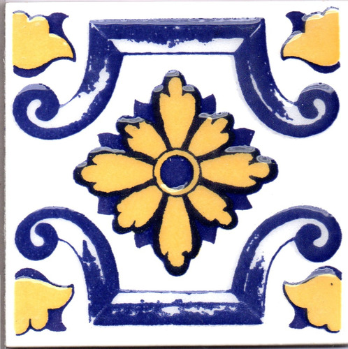 Tocetos 10x10 Ceramica Azulejo Decoracion Artesanales