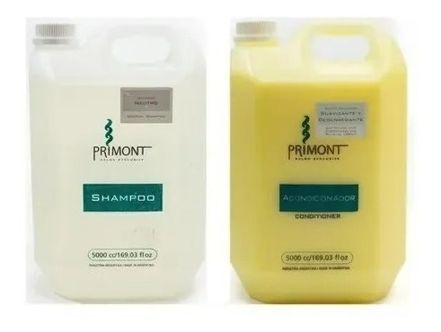 Kit Shampoo Neutro Y Acondicionador Primont X 5000ml