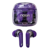 Auriculares Noga Ng-btwins 35 Inalambricos Bluetooth Color Violeta