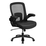 Silla Ejecutiva Ergonómica De Malla/negro 500 Lb. Con Soport