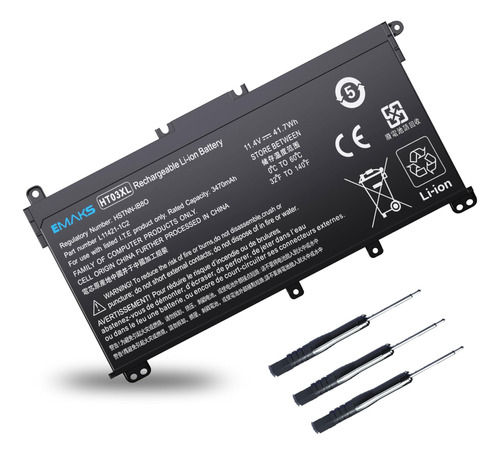 Batería Ht03xl Para Hp Pavilion 14 14-ce 14-cf 14-cm 14m-dh