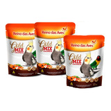 4 Calopsita Gold Mix 500gr - Reino Das Aves - Envio Imediato