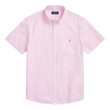 Camisa Polo Ralph Lauren, Seersucker Pink
