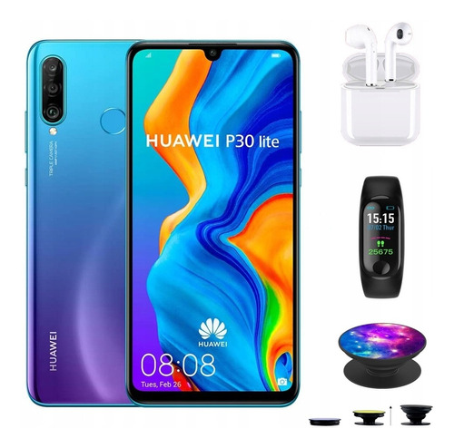 Huawei P30 Lite Dual Sim 128 Gb 4 Gb Ram Azul