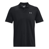 Playera Polo Under Armour Para Hombre , Negro Ua