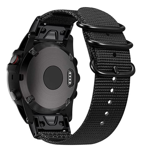 Malla Para Garmin Fenix 5x/5x Plus Fenix 7x  3/3hr Negra