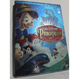 Dvd Duplo Pinóquio Ed Platinum, Luva Metalica Relevo Encarte