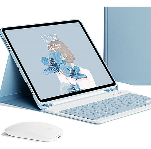 Para Capa Tablet+teclado+mouse  Para Ipad10.2/10.5/air3 
