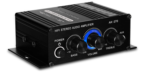 Ak270 Mini Audio 2-channel Amplificador De Potência Estéreo