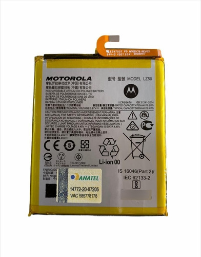 Bateria Lz50 Motorola Nova Moto G100 Xt2125