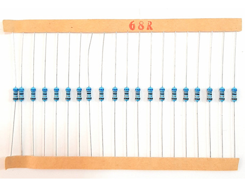 Kit 20 Resistor De Precisão 75r 1/4w 1%