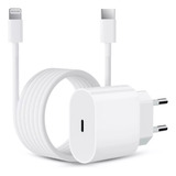  Fonte Apple 20w Turbo + 1 Brinde Cabo Usb-c 