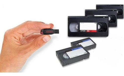 Passe Suas Fitas Vhs Para Pen Drive - Arquivo Digital - Dvd