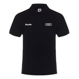 Playera De Manga Corta Audi Polo Deportivo De Golf Al Aire