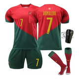 Niños Playera Portugal Soccer Legend N° 7 Cristiano Ronaldo