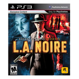 L.a. Noire - Jogos Ps3 Psn